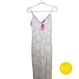 Love Culture White Lace Midi Dress